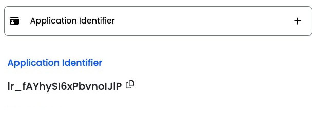 Application Identifier