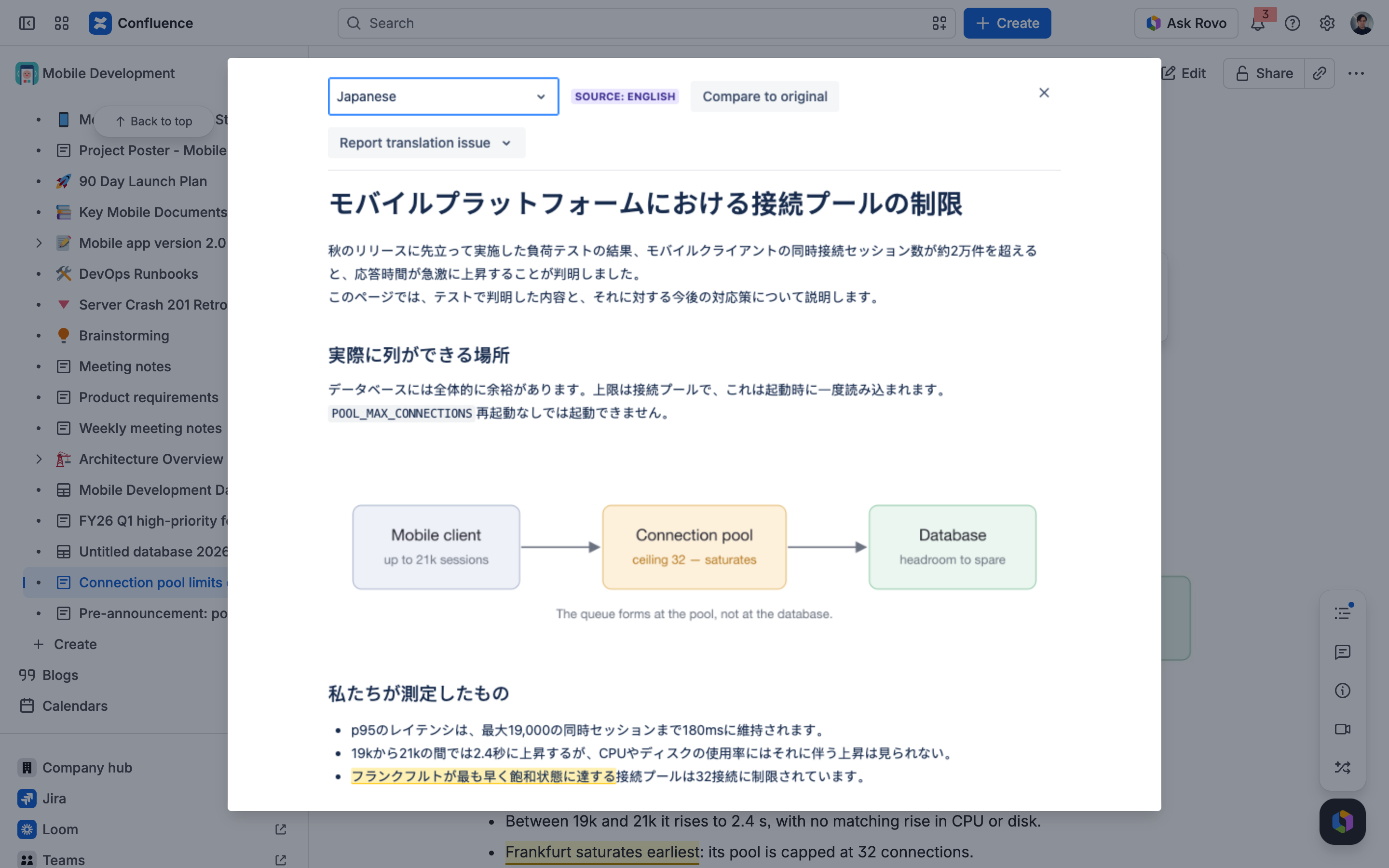 A page translated into Japanese, reading like the page itself
