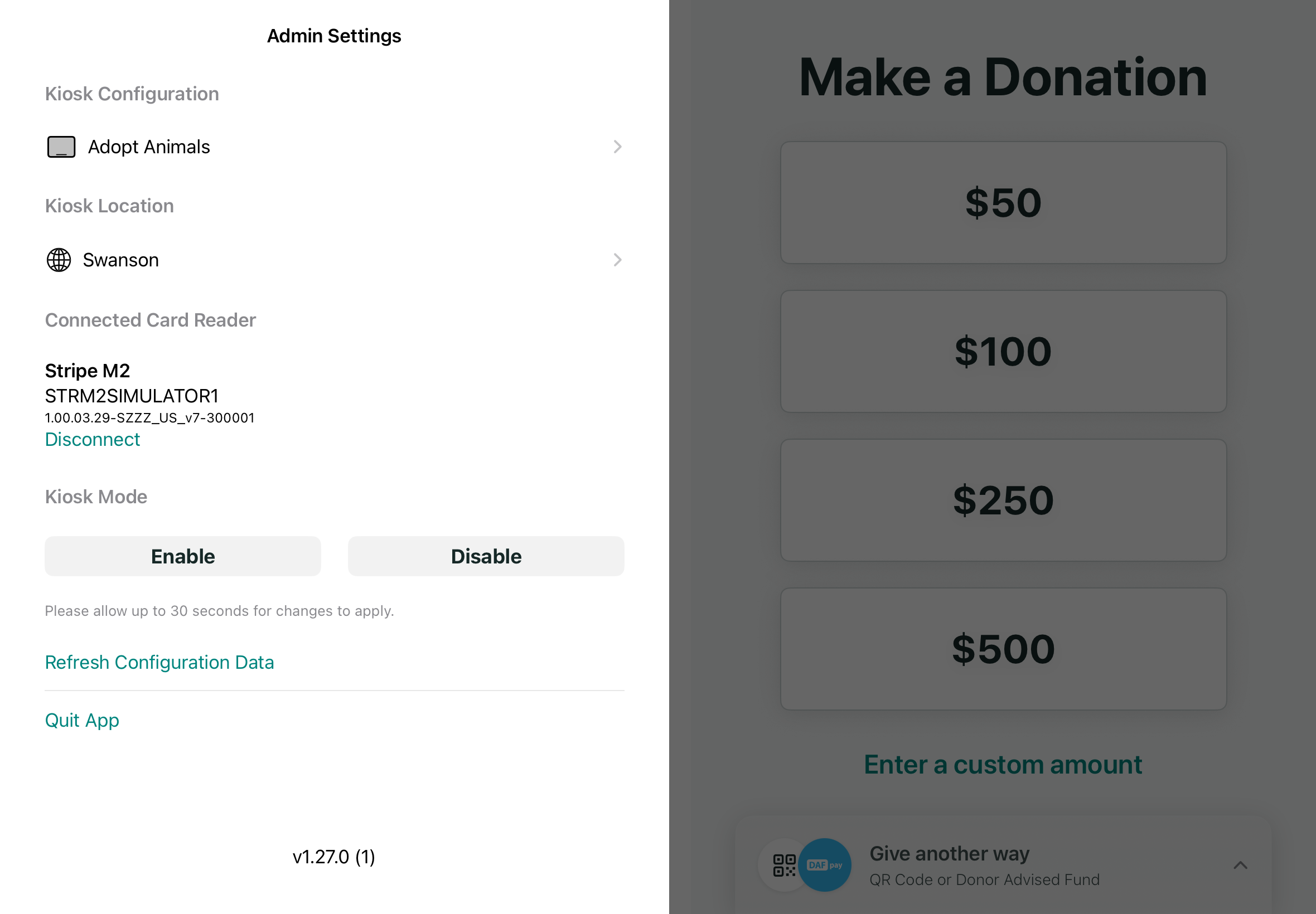 Managing Setting in Admin Panel