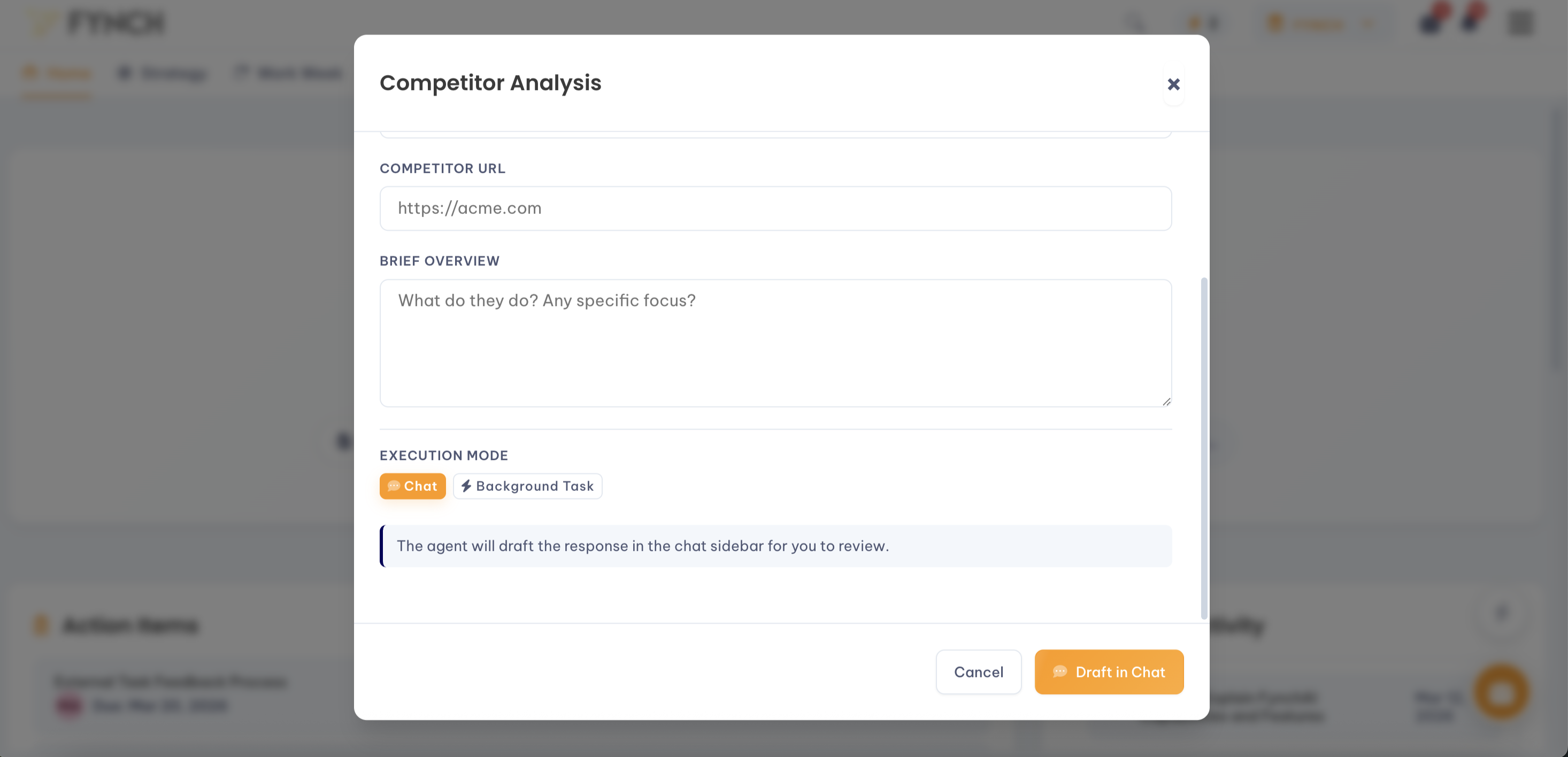 Execution Mode: Chat