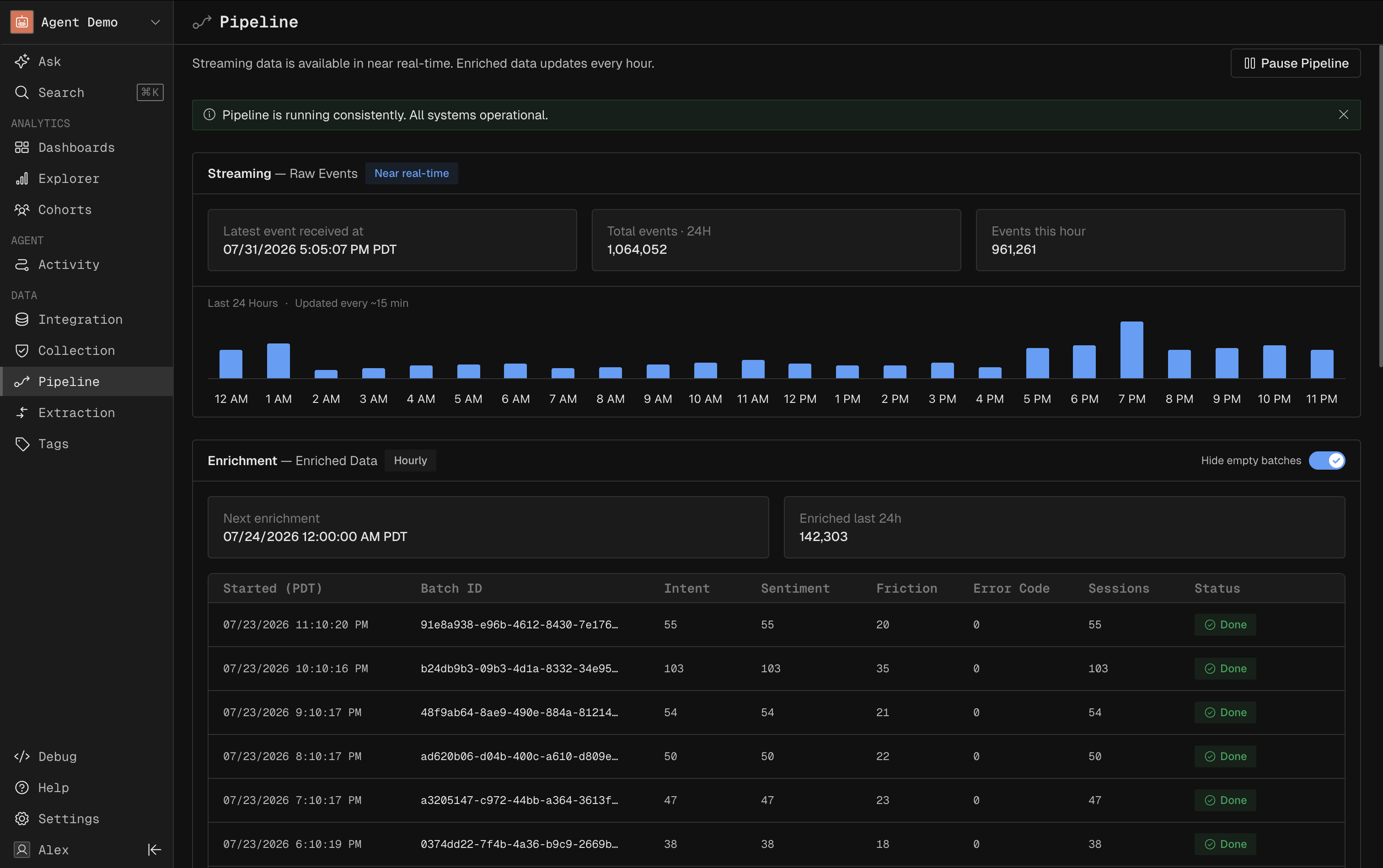 Agent Trace Pipeline