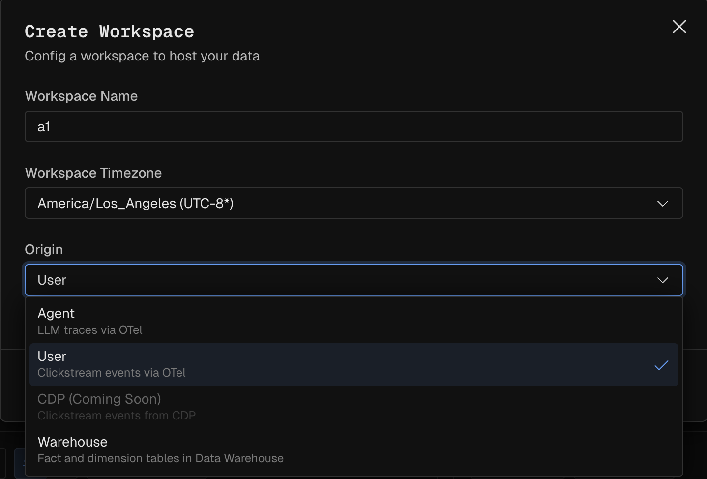 Kubit Create Workspace