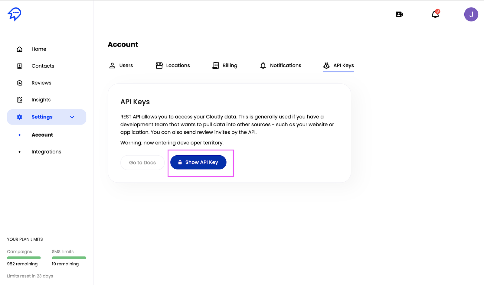 api key