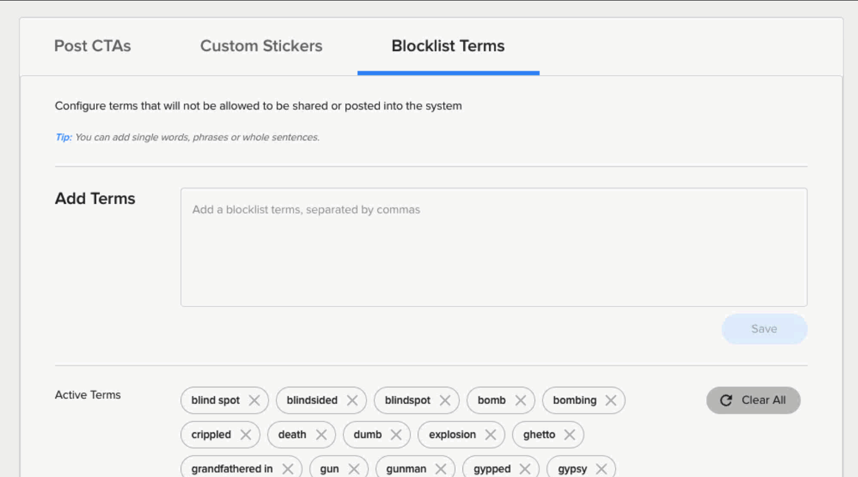 Blocklist