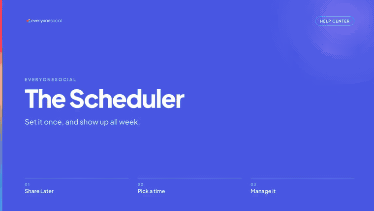 Screen recording: Maximize Your Time Using the Scheduler